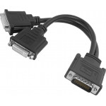 Powertech ���������� DMS-59 �� 2x Dvi 0.25m, ������ - (CAB-DMS59DVI)