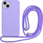 Vivid Silicone Cover Lace Apple Iphone 14 Lilac - (VISILACE296LILAC)