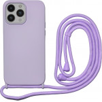 Vivid Silicone Cover Lace Apple Iphone 14 Pro Max Lilac - (VISILACE298LILAC)