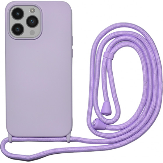 Vivid Silicone Cover Lace Apple Iphone 14 Pro Max Lilac - (VISILACE298LILAC)