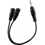 Volte-Tel ���������� Headset Jack 3.5mm �������� ������ �� 2x Jack 3.5mm ������ ������ - (5205308321979)