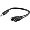 Volte-Tel ���������� Headset Jack 3.5mm �������� ������ �� 2x Jack 3.5mm ������ ������ - (5205308321979)