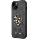 Guess 4G Metal Logo Case Iphone 14 Grey Backcover - (GUHCP14S4GMGG)