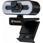 Verbatim AWC-02 Fhd 1080P Autofocus Webcam + Mic + Light - (49579)