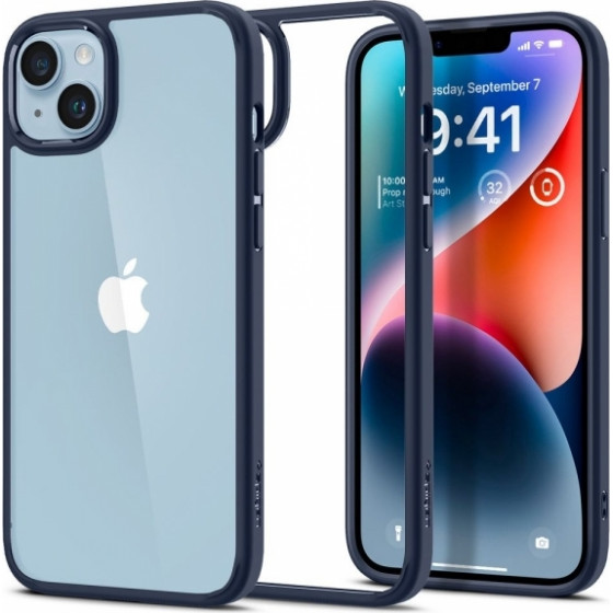 Spigen Ultra Hybrid Iphone 14 Navy Blue Backcover - (ACS05045)
