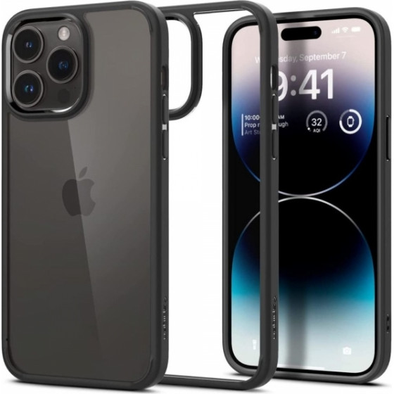 Spigen Ultra Hybrid Iphone 14 Pro Matte Black Backcover - (ACS04961)