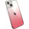 Speck (150064-9509) Iphone 14 CASE, Presidio Perfect Clear Ombre (CLEAR/Vintage Rose FADE)