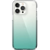 Speck (150093-9594) Iphone 14 Pro Max CASE, Presidio Perfect Clear Ombre (CLEAR/Fantasy Teal FADE)