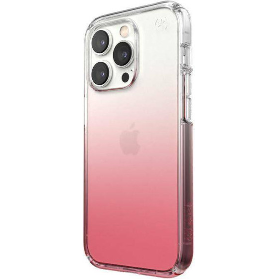 Speck (150151-9509) Iphone 14 Pro CASE, Presidio Perfect Clear Ombre (CLEAR/Vintage Rose FADE)