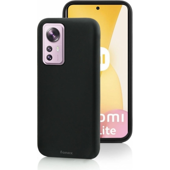 Fonex Tpu Case 0.6mm Xiaomi 12 Lite Black Backcover - (BLK1607B)