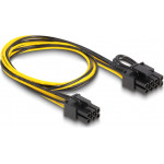 DELOCK ������� PCI Express 6pin �� PCI Express 6+2 pin 50cm - (83004)