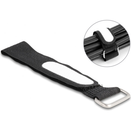 DELOCK ������� ����� Velcro 20.3 x 2cm, ������, 5��� - (19606)