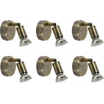 Homelighting SE 140-BR1 (x6) Saba Packet Bronze adjustable spotlight+ - (77-8837)