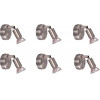 Homelighting SE 140-N1 (x6) Saba Packet Nickel mat adjustable spotlight+ - (77-8846)