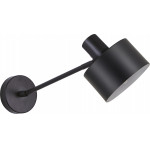 Homelighting SE21-BL-22-MS1 ADEPT BLACK WALL LAMP BLACK METAL SHADE+ - (77-8323)