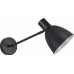 Homelighting SE21-BL-22-MS2 ADEPT BLACK WALL LAMP BLACK METAL SHADE+ - (77-8324)