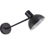 Homelighting SE21-BL-22-MS3 ADEPT BLACK WALL LAMP BLACK METAL SHADE+ - (77-8325)