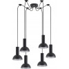 Homelighting SE21-BL-4-BL6-MS3 ADEPT TUBE Black Pendant Black Metal Shade+ - (77-8555)