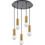 Homelighting SE21-GM-4-5BL ADEPT TUBE Gold Matt Pendant+ - (77-8572)