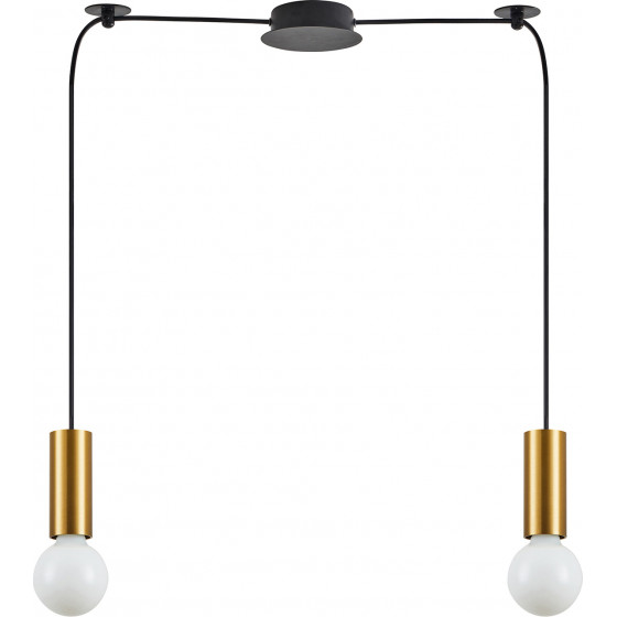 Homelighting SE21-GM-4-BL2 ADEPT TUBE Gold Matt Pendant+ - (77-8570)
