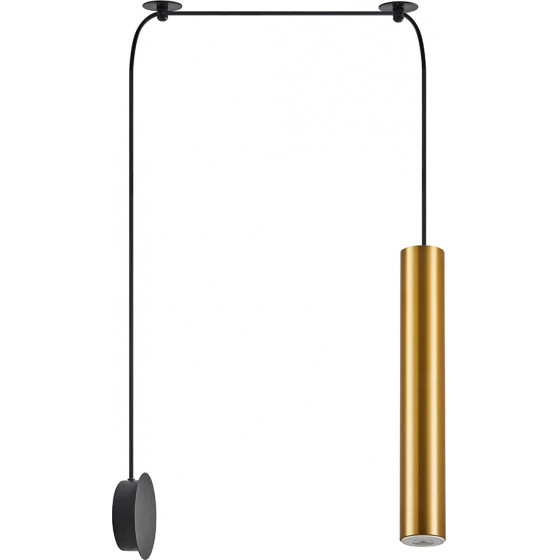 Homelighting SE21-GM-5-BL1W ADEPT TUBE GOLD MATT Gold Matt Pendant+ - (77-8904)