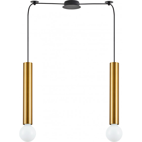 Homelighting SE21-GM-5-BL2 ADEPT TUBE GOLD MATT Gold Matt Pendant+ - (77-8681)