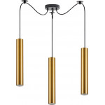 Homelighting SE21-GM-5-BL3 ADEPT TUBE GOLD MATT Gold Matt Pendant+ - (77-8680)