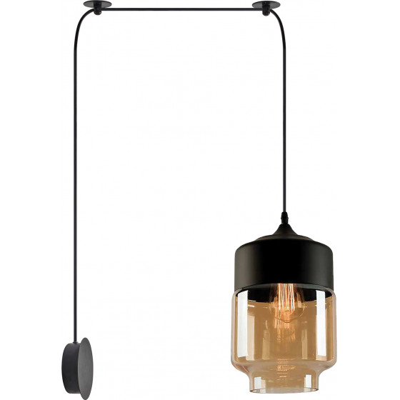 Homelighting SE21-HN-18-30-BL1W+ GABY Honey Glass Pendant+ - (77-8900)