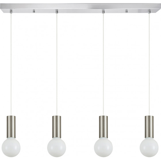 Homelighting SE21-NM-4-4NM ADEPT TUBE Nickel Matt Pendant+ - (77-8391)