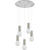 Homelighting SE21-NM-4-5NM ADEPT TUBE Nickel Matt Pendant+ - (77-8390)