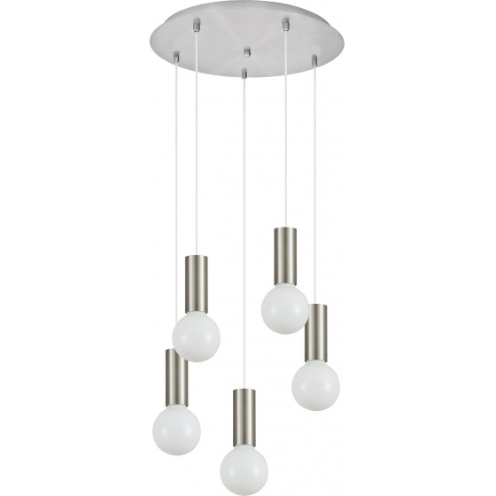 Homelighting SE21-NM-4-5NM ADEPT TUBE Nickel Matt Pendant+ - (77-8390)