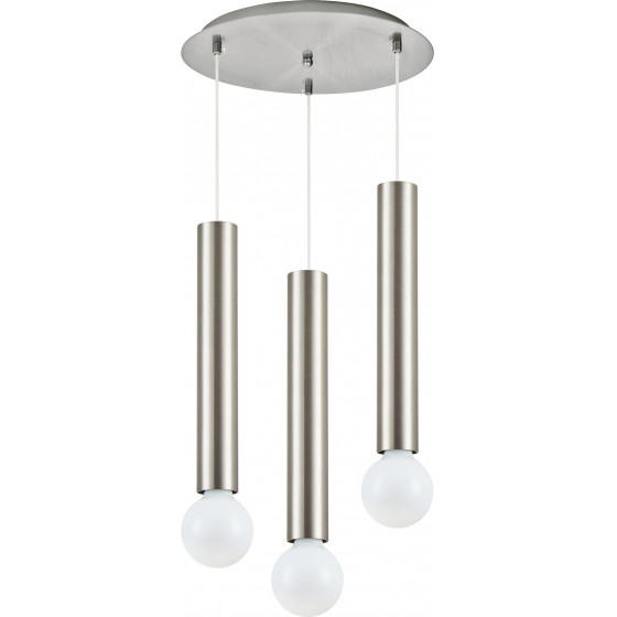 Homelighting SE21-NM-5-3NM ADEPT TUBE NICKEL MAT Nickel Matt Pendant+ - (77-8662)