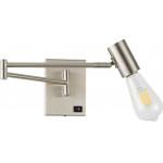 Homelighting SE21-NM-52 ADEPT NICKEL MATT WALL LAMP �3 - (77-8280)