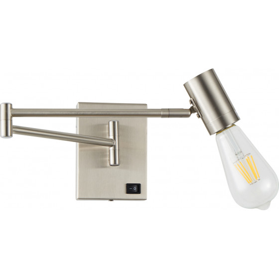 Homelighting SE21-NM-52 ADEPT NICKEL MATT WALL LAMP �3 - (77-8280)