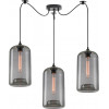 Homelighting SE21-SM-19-30-BL3+ FEINT Smoked Glass Pendant+ - (77-8787)