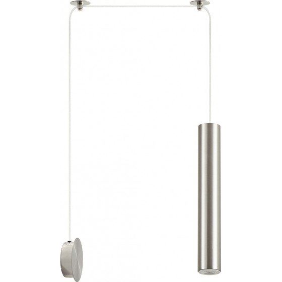 Homelighting SE21-NM-5-NM1W ADEPT TUBE NICKEL MAT Nickel Matt Pendant+ - (77-8902)