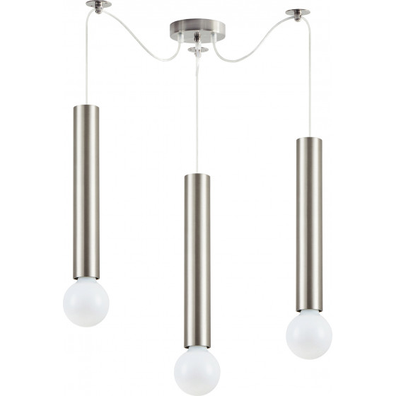 Homelighting SE21-NM-5-NM3 ADEPT TUBE NICKEL MAT Nickel Matt Pendant+ - (77-8660)