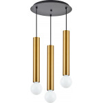 Homelighting SE21-GM-5-3BL ADEPT TUBE GOLD MATT Gold Matt Pendant+ - (77-8682)