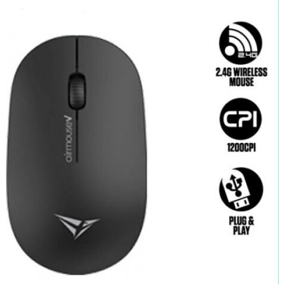 ALCATROZ WIRELESS MOUSE AIRMOUSE V BLACK 1200DPI - (AMVB)