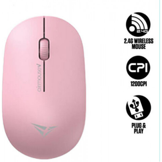 ALCATROZ WIRELESS MOUSE AIRMOUSE V PINK 1200DPI - (AMVP)