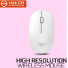 ALCATROZ WIRELESS MOUSE AIRMOUSE V WHITE 1200DPI - (AMVW)