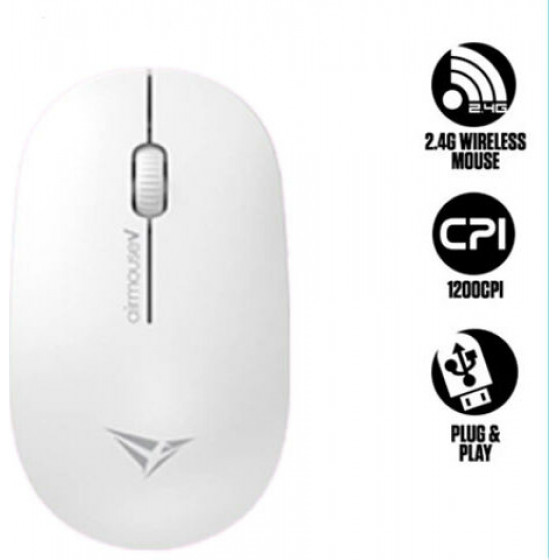 ALCATROZ WIRELESS MOUSE AIRMOUSE V WHITE 1200DPI - (AMVW)