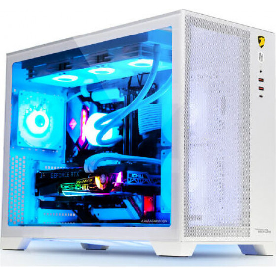 ARMAGGEDDON GAMING PC CASE TEARAXX APEX 13 AIR WHITE - (APEX13AIRW)