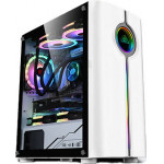 ARMAGGEDDON PC CASE TRON HOLO 3 MATX WHITE - (HOLO3W)