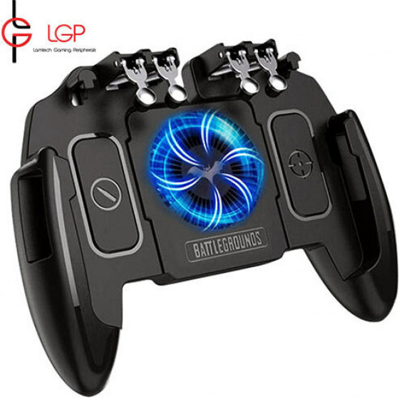 LGP LAMTECH COOLING GAMEPAD 6-FINGER PUBG FOR ANDROID & IOS WITH Li BATTERY - (LGP021677)