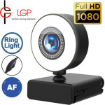 LGP LAMTECH WEB CAMERA 1080P WITH ILLUMINATION ''EARTH'' - (LGP021752)