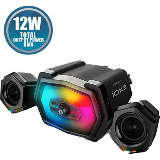 SONIC GEAR IOX 3 STEREO BLUETOOTH 2.1 SPEAKER SYSTEM - (IOX3)