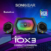 SONIC GEAR IOX 3 STEREO BLUETOOTH 2.1 SPEAKER SYSTEM - (IOX3)