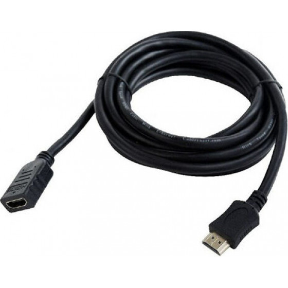CABLEXPERT HIGH SPEED HDMI EXTENSION CABLE WITH ETHERNET 0,5M - (CC-HDMI4X-0.5M)