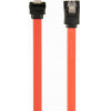 CABLEXPERT SERIAL ATA III 30CM DATA CABLE WITH 90 DEGREE BENT CONNECTOR METAL CLIPS BULK - (CC-SATAM-DATA90-0.3M)